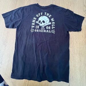 Vans Black Skull Graphic Tee